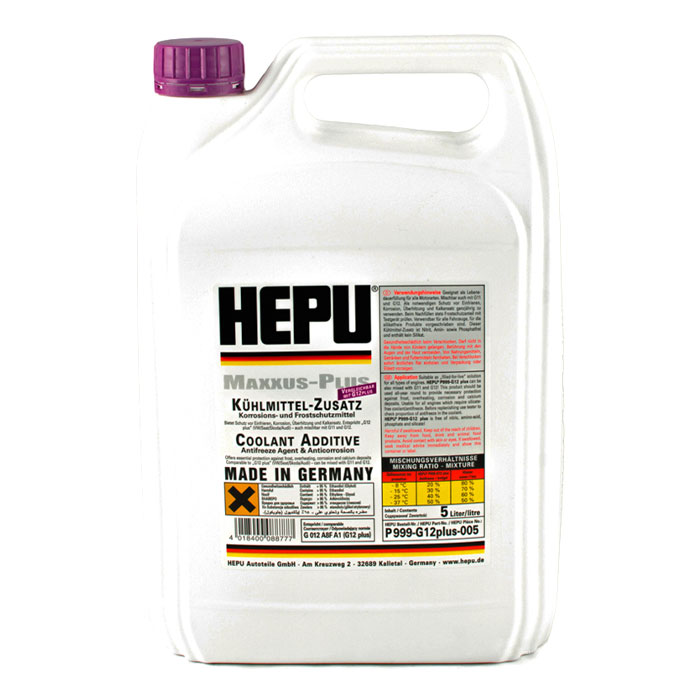 Антифриз-концентрат HEPU G12 Plus фиолетовый 5л